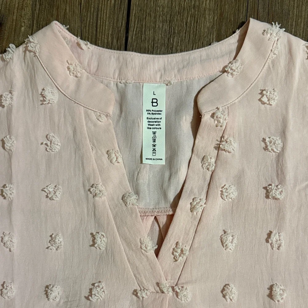 Pink Ruffle Sleeve Top - Picture 2 of 5